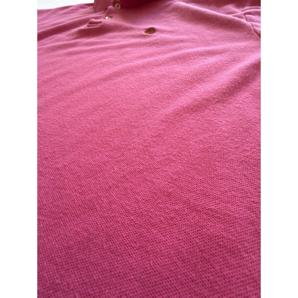 Lauren Ralph Lauren Mens XL, Pink, Cotton Pique, Short Sleeve, Crest Polo Shirt - Picture 10 of 10